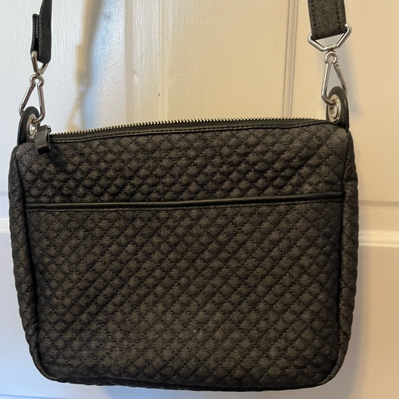 Vera Bradley Carson Mini Shoulder Bag Charcoal - Picture 2 of 5